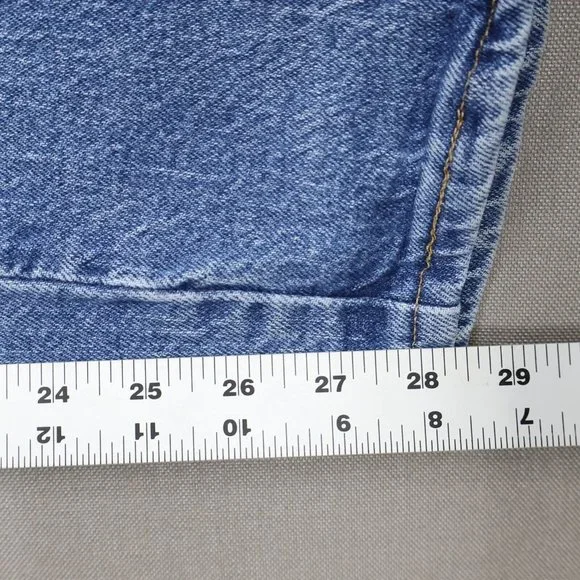 WRANGLER COMFORT 38x29 Denim Medium Wash Americana Preppy Classic Cabin Core - Picture 4 of 7